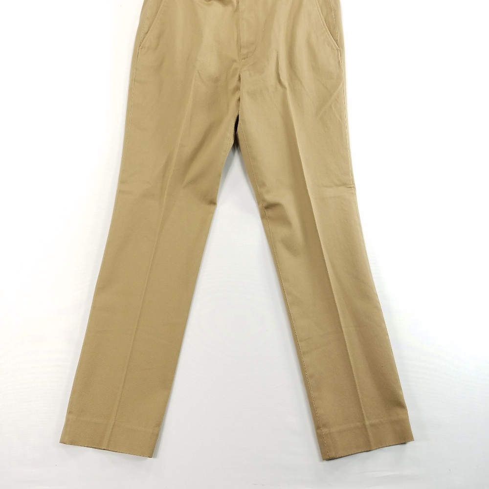 J Crew Bowery Stretch Slim Mens Khaki Chino Pants - Picture 3 of 8
